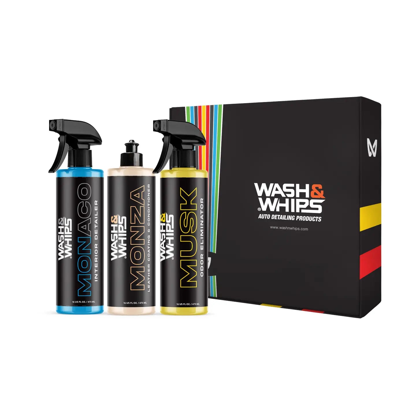 WASH&WHIPS CLEAN – Innenraum‑Reinigungsset (Schritt 2) – Für ein frisches & gepflegtes Interieur