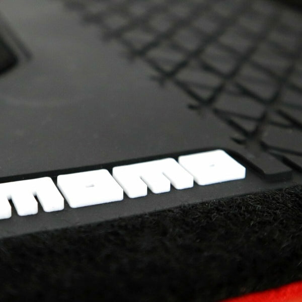 Auto-Fussmatte MOMO MOMLCM4A7BR – Schwarz 4-teilig