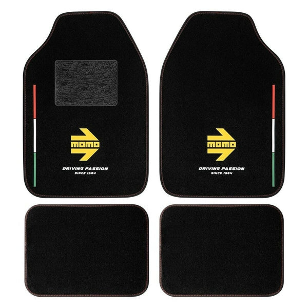 Auto-Fussmatten-Set MOMO MOMLCM4ITBK – Universal 4-teilig