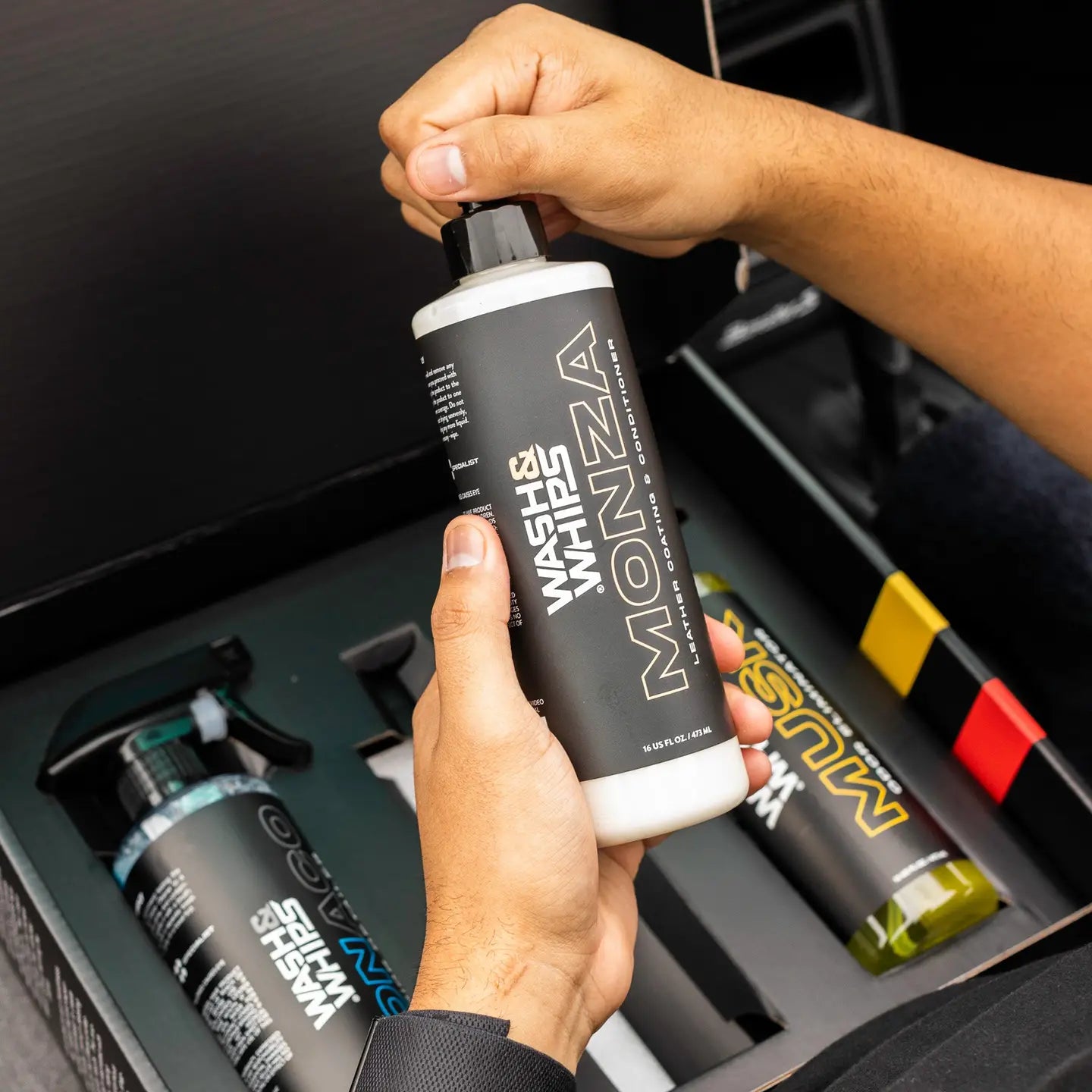 WASH&WHIPS CLEAN – Innenraum‑Reinigungsset (Schritt 2) – Für ein frisches & gepflegtes Interieur