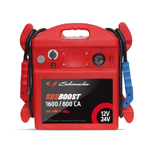 Schumacher SOS Boost Startbooster 12V 24V 1600CA 800CA