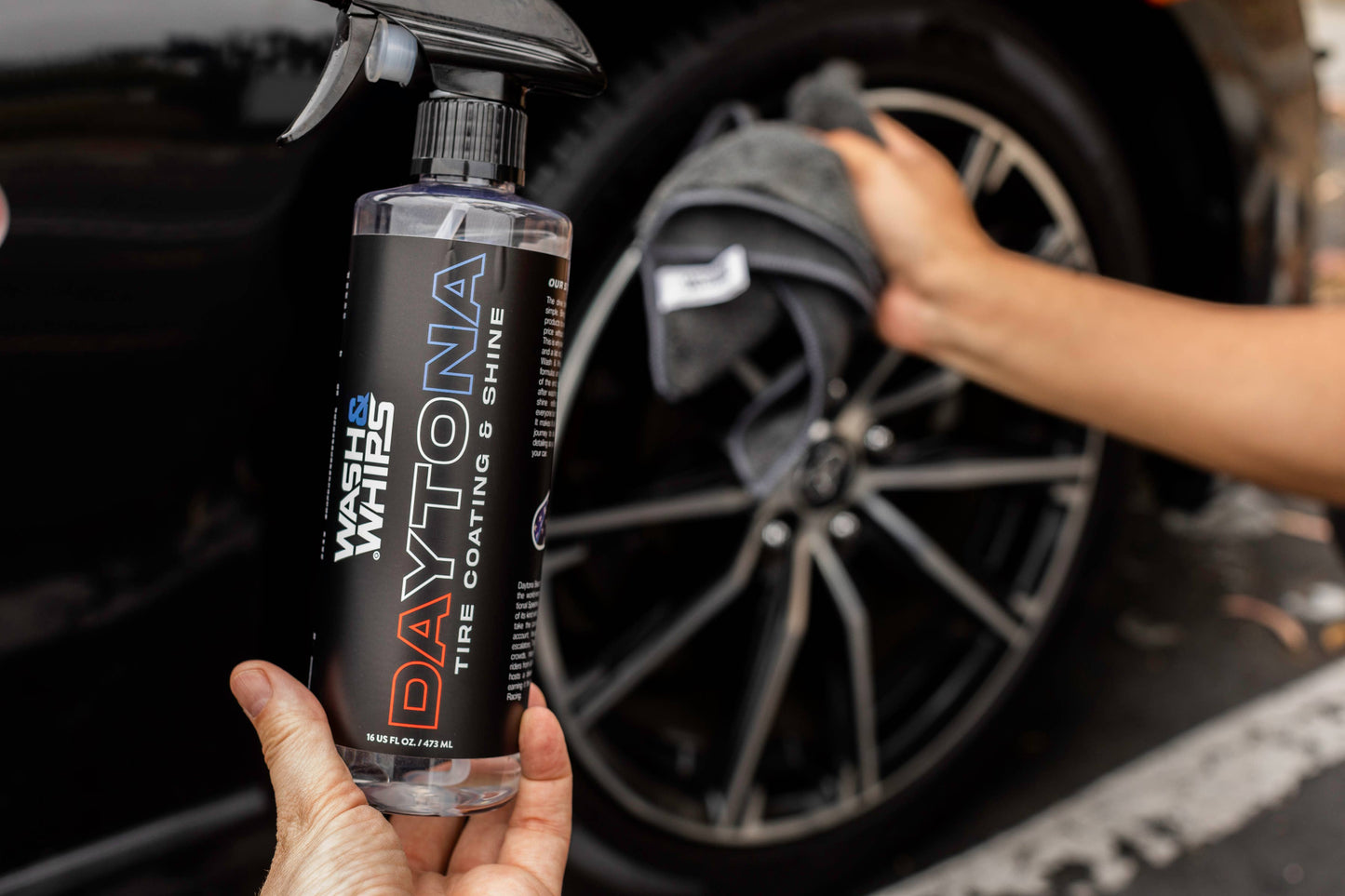 Wash&Whips Le Mans & Daytona – Felgen- & Reifenglanz-Pflegeset