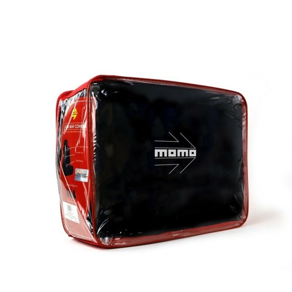 Sitzbezug-Set MOMO MOMLSC050BR Schwarz Rot – 11 Stück