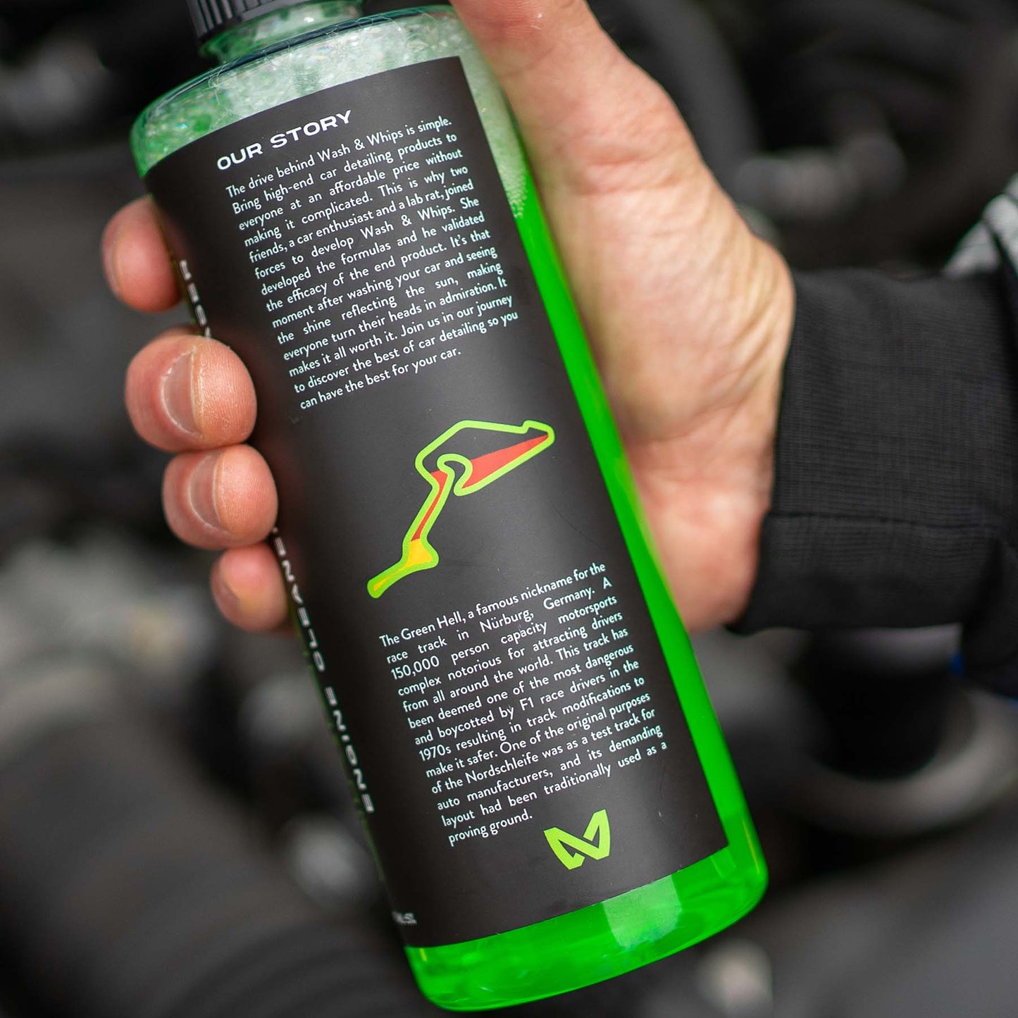 Wash&Whips GREEN HELL – Motorreiniger & Entfetter