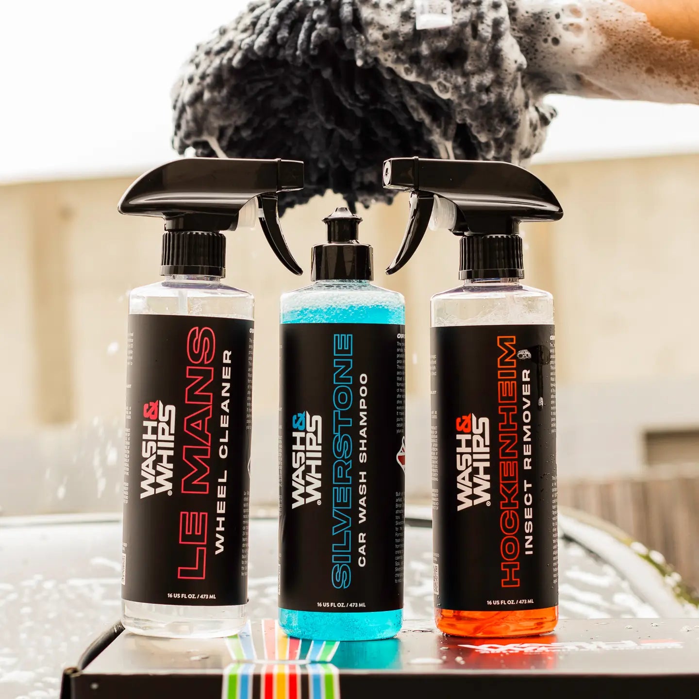 WASH&WHIPS Außenwasch-Set (Schritt 1) – Komplettkit für die gründliche Außenreinigung