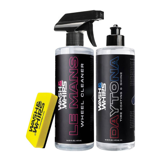 Wash&Whips Le Mans & Daytona – Felgen- & Reifenglanz-Pflegeset