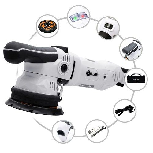 Liquid Elements T4200 Exzenter Polierer 15mm, 950W Weiss