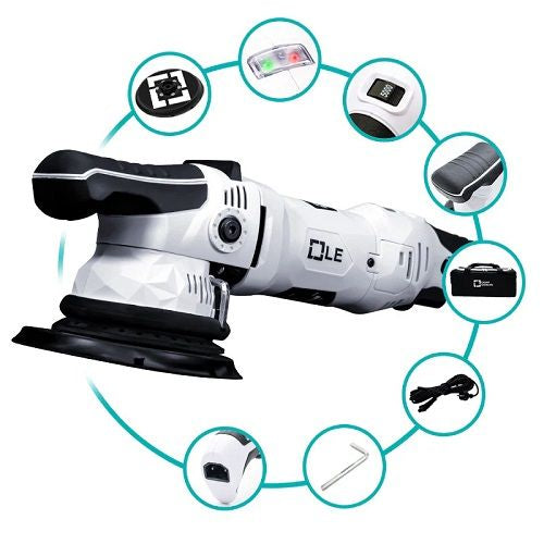 Liquid Elements T5200 Exzenter Polierer 21mm, 950W Weiss