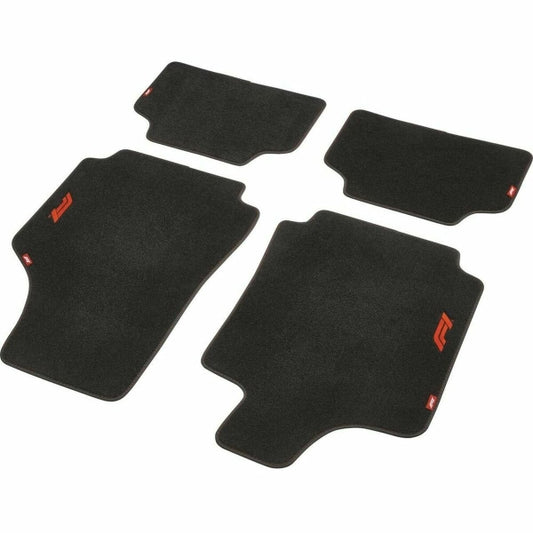 Auto-Fussmatten Set FORMULA 1 CM470 Schwarz/Rot – 4-teilig