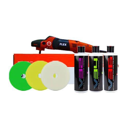 FLEX PE14-2-150 Rotary Polisher – Standard Kit (7-teilig)