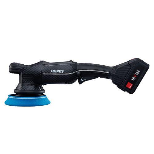 RUPES Bigfoot HLR15 iBrid Akku Exzenter Poliermaschine – 15mm Hub, 125mm, Komplettset